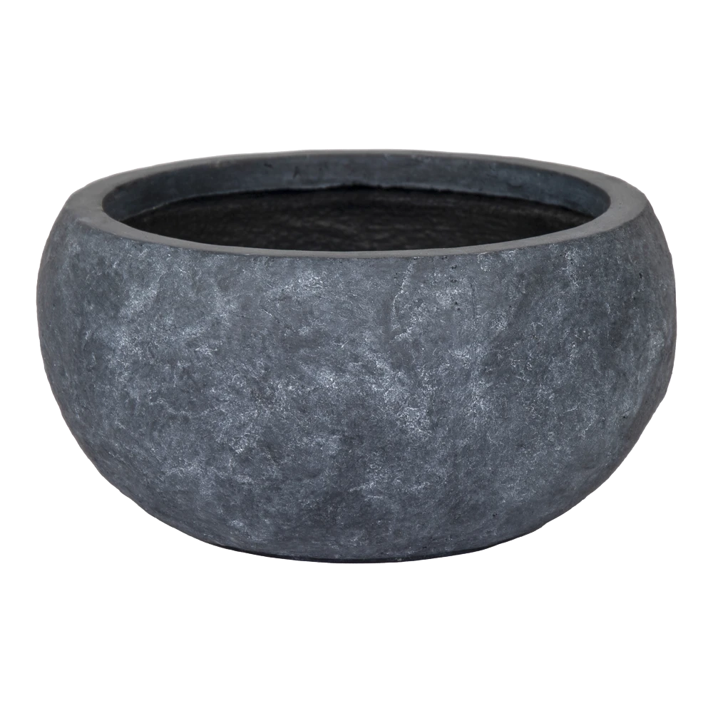 Plantenschaal Arizona Bullet - D56 X H28cm - Donkergrijs 1 Plantenschaal Arizona Bullet - D56 X H28cm - Donkergrijs