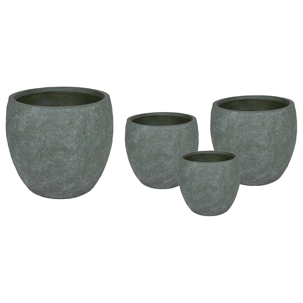 Bloempot Arizona Bullet Cypress Wash - D32 X H28.5cm - Groen 2 Bloempot Arizona Bullet Cypress Wash - D32 X H28.5cm - Groen - Afbeelding 2