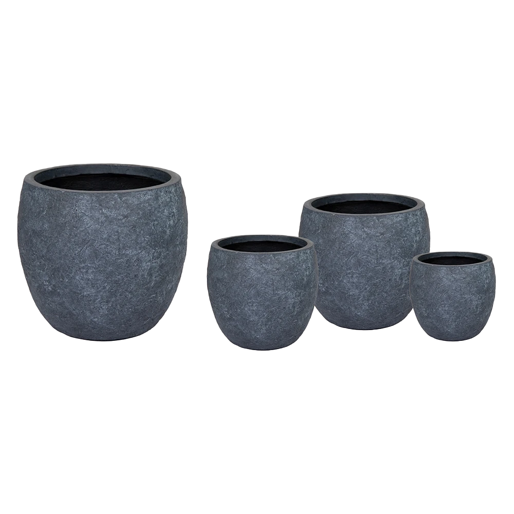 Bloempot Arizona Bullet - D32 X H28.5cm - Donkergrijs 2 Bloempot Arizona Bullet - D32 X H28.5cm - Donkergrijs - Afbeelding 2