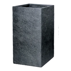 Plantenbak Arizona Cubihi - L22 X B22 X H50cm - Donkergrijs