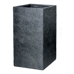 Plantenbak Arizona Cubihi - L40 X B40 X H80cm - Donkergrijs