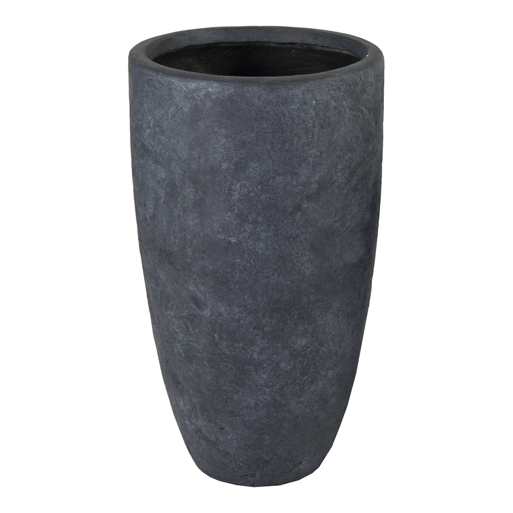 Bloempot Arizona High Vase - D56 X H100cm - Donkergrijs 1 Bloempot Arizona High Vase - D56 X H100cm - Donkergrijs