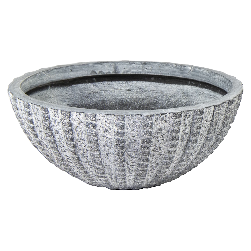 Plantenschaal Arkansas - D36 X H16.5cm - Lichtgrijs 1 Plantenschaal Arkansas - D36 X H16.5cm - Lichtgrijs