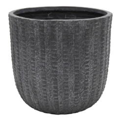 Bloempot Arkansas Egg - D25 X H25cm - Donkergrijs