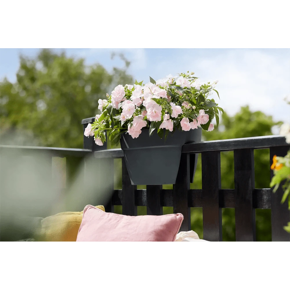Elho Balkonbak Vibia Campana Bridge 40cm - Antraciet 5 Elho Balkonbak Vibia Campana Bridge 40cm - Antraciet - Afbeelding 5