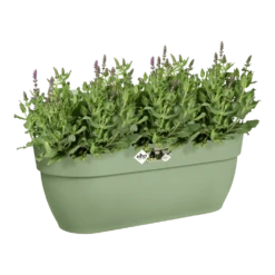 Elho Balkonbak Vibia Campana Easy Hanger Large - Pistache Groen -Botanische Tuin balkonbak vibia campana easy hanger large pistache groen balkonbak pistache groen 4 1