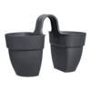 Elho Balkonbak Vibia Campana Twin 21cm - Antraciet