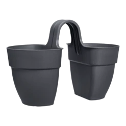 Elho Balkonbak Vibia Campana Twin 21cm - Antraciet