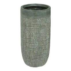 Bloempot Dean Hoog - D24 X H49cm - Groen