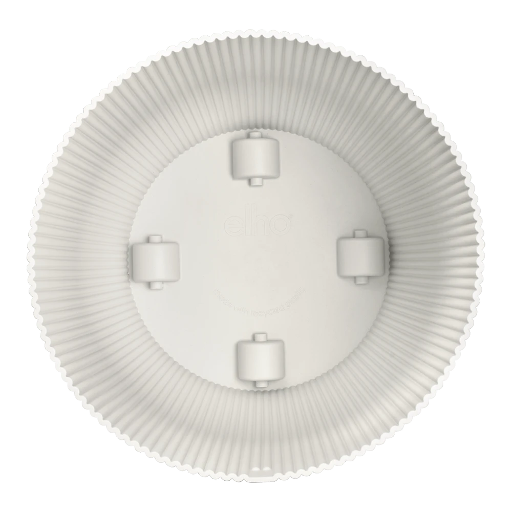 Bloempot Elho Vibes Fold Rond Wielen - D35 X H32cm - Zijdewit 2 Bloempot Elho Vibes Fold Rond Wielen - D35 X H32cm - Zijdewit - Afbeelding 2