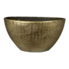 Bloempot Kos Ovaal - L55 X B23 X H29cm - Goud