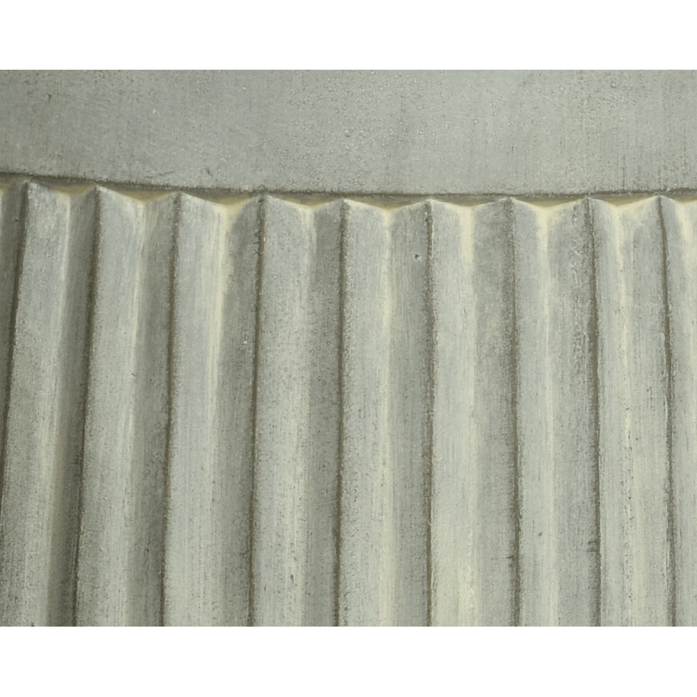 Bloempot Laura - D32 X H32cm - Grijs 3 Bloempot Laura - D32 X H32cm - Grijs - Afbeelding 3