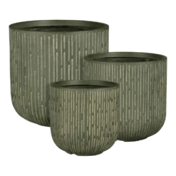 Bloempot Malmo - D37 X H36,5cm - Groen -Botanische Tuin bloempot malmo groen bloempot 2 1