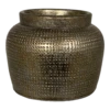 Bloempot Marrakesh - D24 X H21cm - Zilver Goud