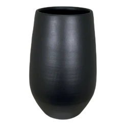Bloempot Petra Hoog - D27 X H45cm - Mat Zwart