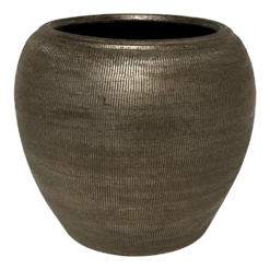 Bloempot Phoenix - D39 X H36cm - Zilver