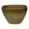 Bloempot Shanon Ovaal - L28 X B16 X H21cm - Mat Goud