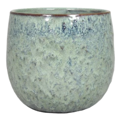 Bloempot Sierra - D16,5 X H13,5cm - Turquoise