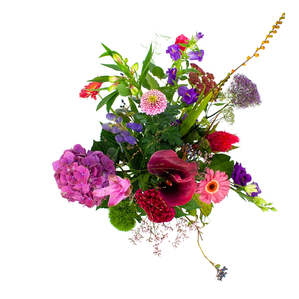 Boeket Paarse Passie Klein 2 Boeket Paarse Passie Klein - Afbeelding 2