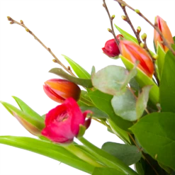 Boeket Vrolijk Roze Groot -Botanische Tuin boeket vrolijk roze boeketten 3