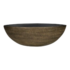 Bloempot Ryan Ovaal - L35 X B12 X H12cm - Shiny Gold