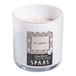 Geurkaars In Glas Met Deksel 56u - Morning Breeze - Geurkaars - SPAAS