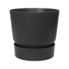Elho Bloempot Greenville Rond 40cm - Living Black