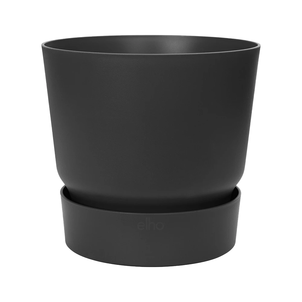 Elho Bloempot Greenville Rond 40cm - Living Black 1 Elho Bloempot Greenville Rond 40cm - Living Black
