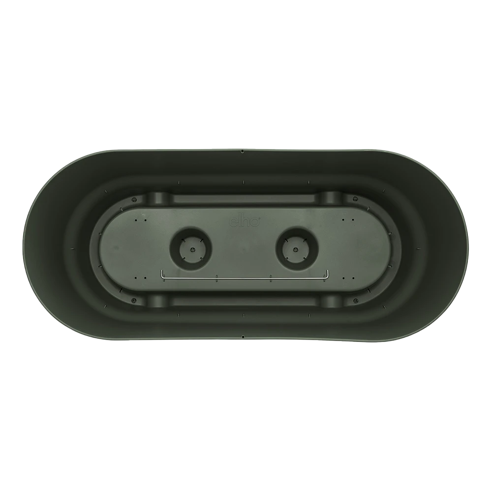 Bloembak Elho Greenville Terrace 80cm - Met Wielen - Bladgroen 4 Bloembak Elho Greenville Terrace 80cm - Met Wielen - Bladgroen - Afbeelding 4