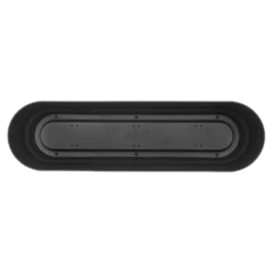 Bloembak Elho Greenville Terrace Long 70cm - Met Wielen - Living Black -Botanische Tuin greenville trough long 70 plantenbak living black 3 7