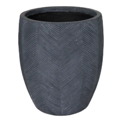 Bloempot Iowa BulletHigh - D25 X H28.5cm - Donkergrijs