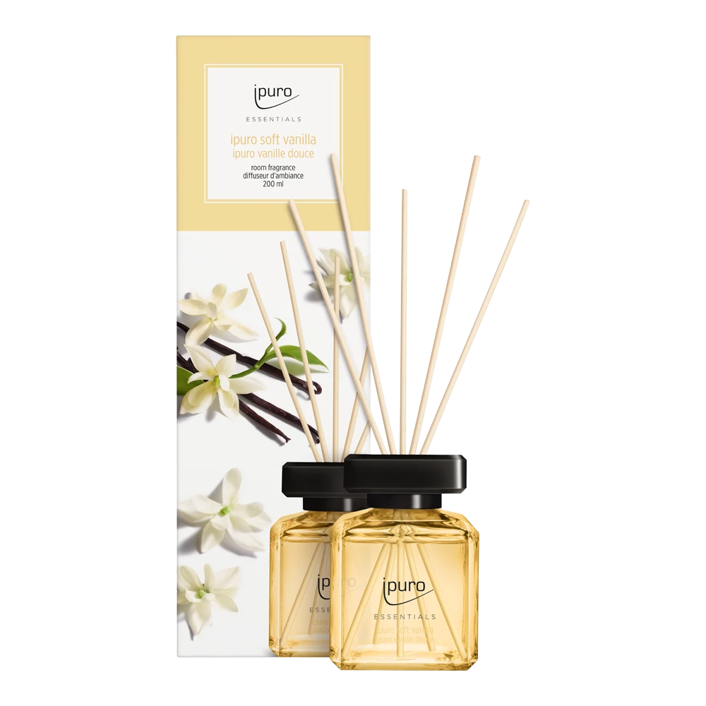 Ipuro Soft Vanilla 200ml - Geurstokjes 1 Ipuro Soft Vanilla 200ml - Geurstokjes