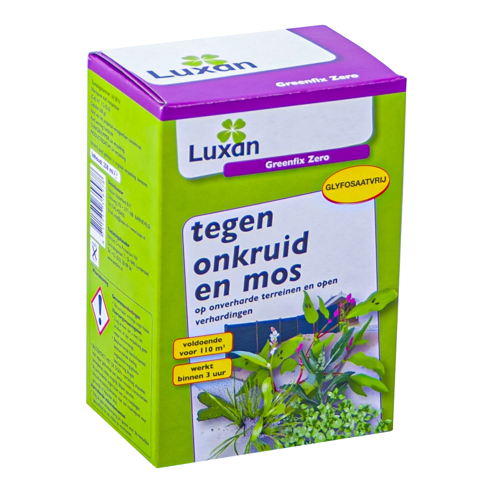 Luxan Greenfix Zero 250ml Glyfosaatvrij Concentraat - Onkruid En Aanslag 1 Luxan Greenfix Zero 250ml Glyfosaatvrij Concentraat - Onkruid En Aanslag