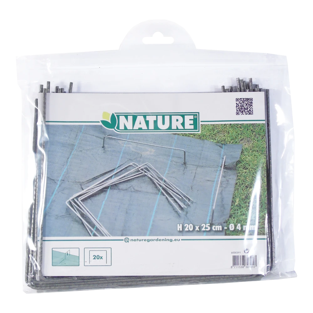 Nature - Gronddoekpennen H20x25cm - 20 Stuks 4 Nature - Gronddoekpennen H20x25cm - 20 Stuks - Afbeelding 4