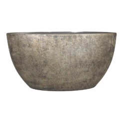 Bloempot Mira Ovaal - L49 X B20 X H25cm - Goud