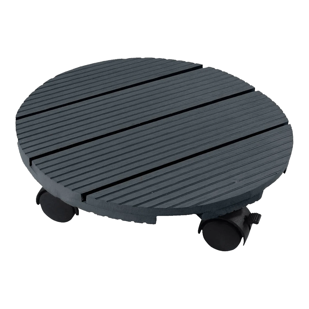 Plantentrolley Rond HKC - 30cm - Antraciet - Max. 50kg - Nature 1 Plantentrolley Rond HKC - 30cm - Antraciet - Max. 50kg - Nature