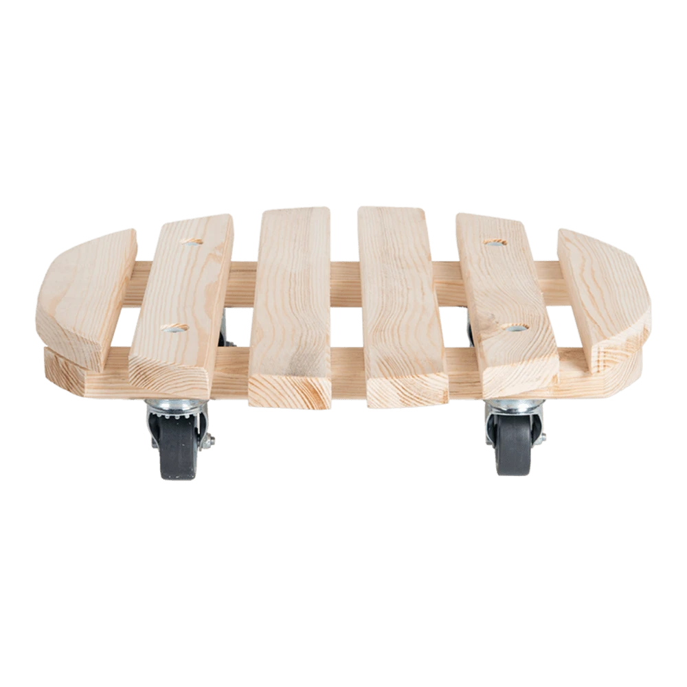 Plantentrolley Rond Zware Belasting - Naturel - Esschert's Garden 1 Plantentrolley Rond Zware Belasting - Naturel - Esschert's Garden