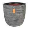 Capi Bloempot Bol Nature Rib NL - D43 X H41cm - Antraciet