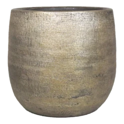 Bloempot Mira - D34 X H31cm - Goud