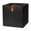 Capi Plantenbak Vierkant Urban Smooth NL - L40 X B40 X H40cm - Zwart