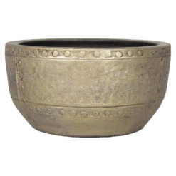 Plantenschaal Fien - D24 X H12cm - Goud