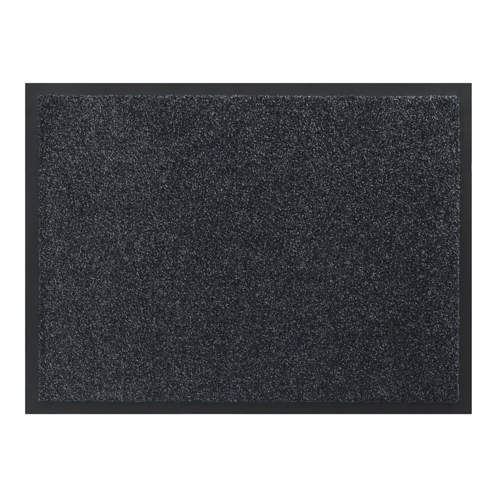 HAMAT Schoonloopmat Briljant - 80x60cm - Graphite - Deurmat 1 HAMAT Schoonloopmat Briljant - 80x60cm - Graphite - Deurmat