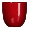 Bloempot Tusca - D39 X H34.5cm - Donkerrood