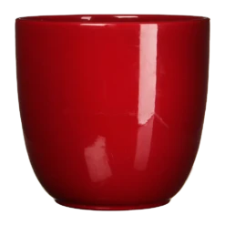 Bloempot Tusca - D39 X H34.5cm - Donkerrood