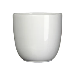 Bloempot Tusca - D28 X H25cm - Wit