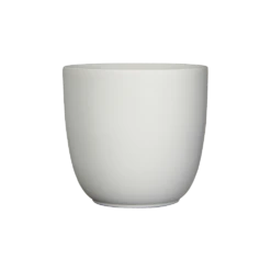 Bloempot Tusca - D28 X H25cm - Mat Wit
