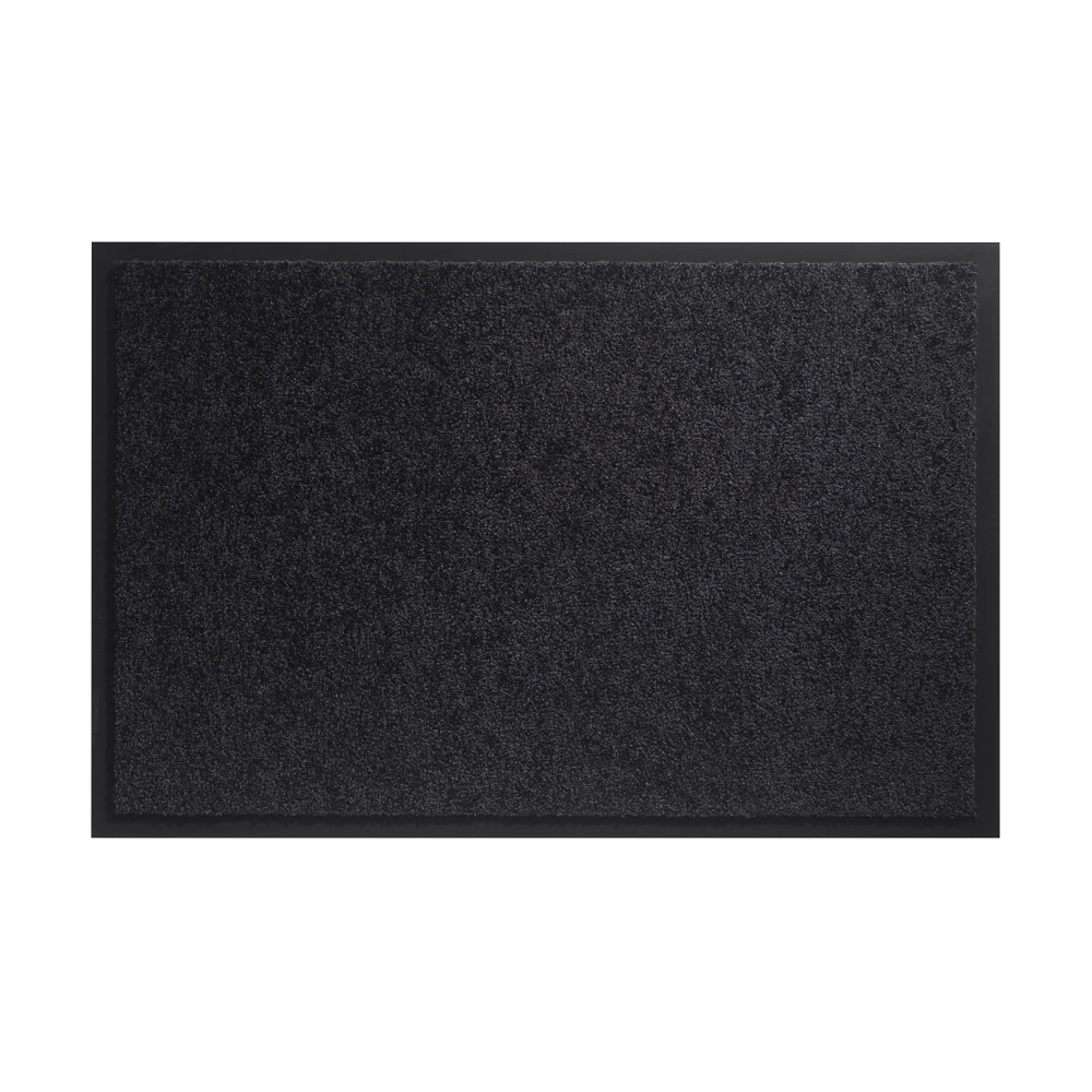 Twister Schoonloopmat - 90x60cm - Graphite - Deurmat 1 Twister Schoonloopmat - 90x60cm - Graphite - Deurmat