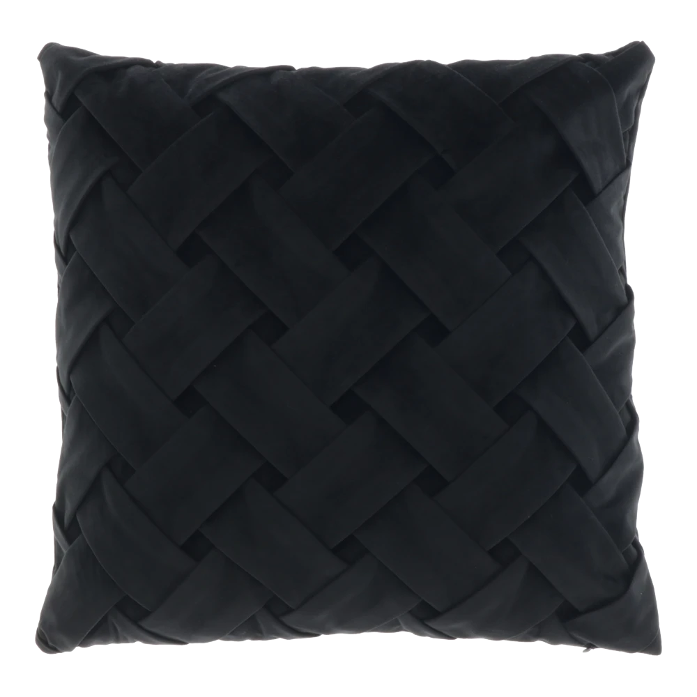 Unique Living Sierkussen Viktor - 45x45cm - Black 1 Unique Living Sierkussen Viktor - 45x45cm - Black