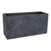 Plantenbak Utah Biguhi - L90 X B33.5 X H45cm - Donkergrijs