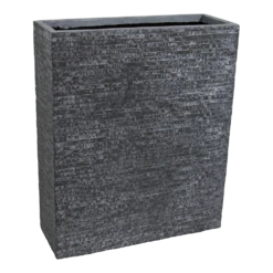 Plantenbak Utah Terras - L80 X B30 X H92cm - Donkergrijs